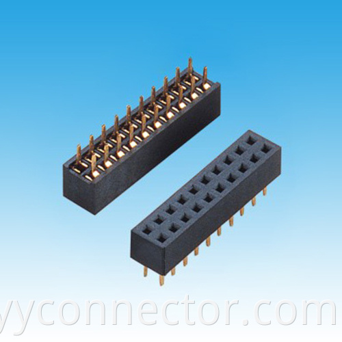 2.0mm H4.3/4.6mm Dual Row S/T Female Header Connector